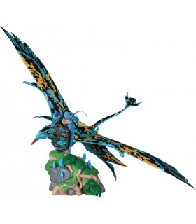 Figura Neytiri Y Banshee Avatar The Way Of Water Diorama 15 cms