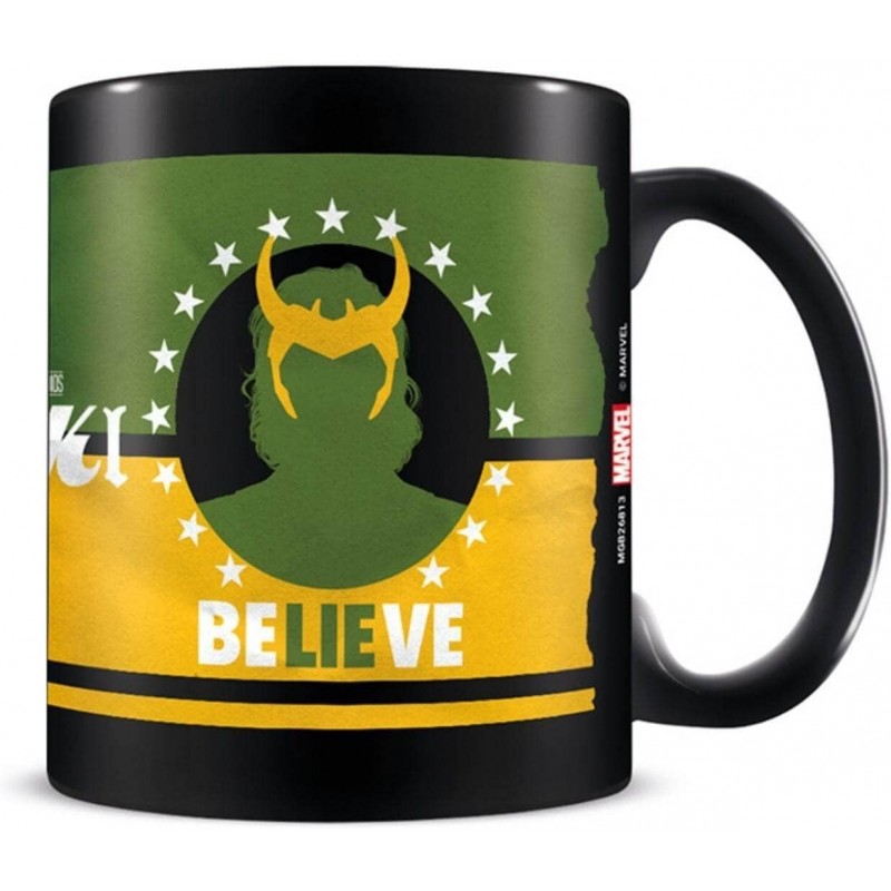 Taza Believe Loki Marvel Cerámica 320 mls