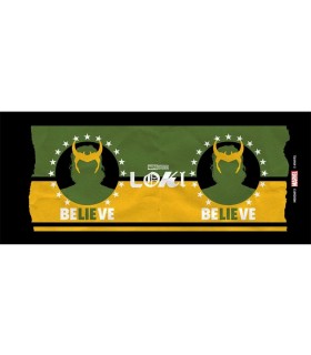 Taza Believe Loki Marvel Cerámica 320 mls