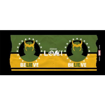Taza Believe Loki Marvel Cerámica 320 mls