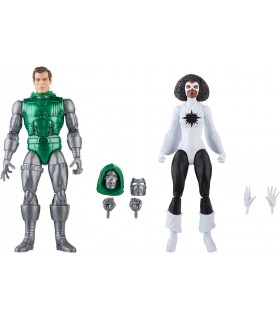 Set De Figuras Capitana Marvel Vs Doctor Doom Avengers Marvel Legends Articuladas 15 cms