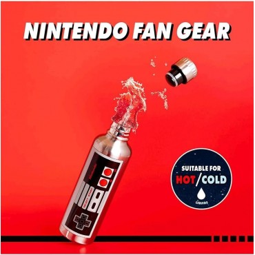 Botella Metálica Mando NES Nintendo 500 mls 