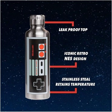 Botella Metálica Mando NES Nintendo 500 mls 
