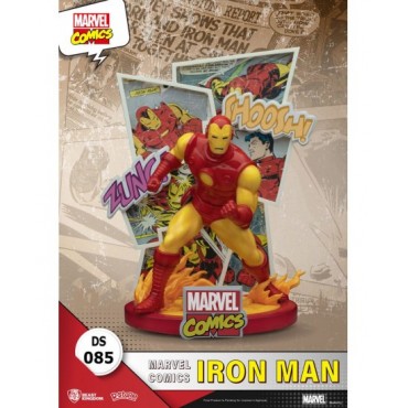 Figura Diorama Iron Man Marvel Comics 16 cms