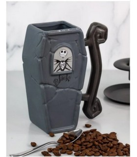 Taza 3D Ataúd Jack Skellington Pesadilla Antes De Navidad Nightmare Before Christmas Disney 350 mls