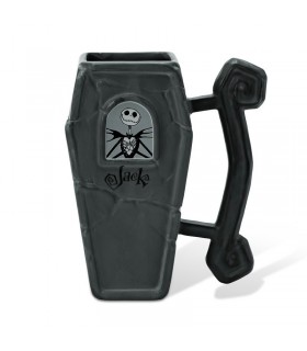 Taza 3D Ataúd Jack Skellington Pesadilla Antes De Navidad Nightmare Before Christmas Disney 350 mls