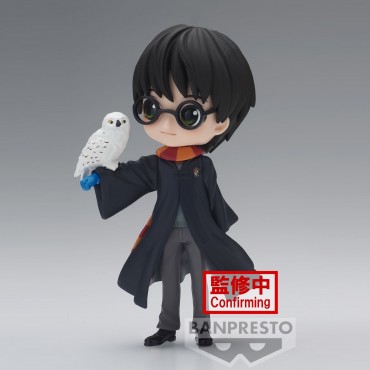 Figura Harry Potter Con Hedwig Q Posket A 14 cms
