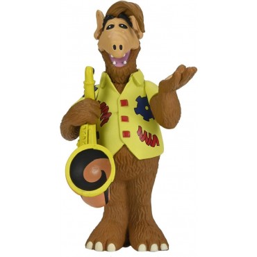 Figura Alf Gordon Shumway Con Camisa Y Saxofón Alf 15 cms