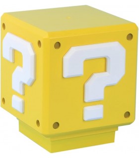 Lámpara Cubo Con Interrogación Con Sonido Super Mario Bros Nintendo 7,5 cms