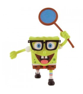 Figura Bob Esponja Caza Medusas 6 cms