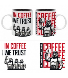 Taza In Coffee We trust Original Stormtrooper Star Wars Cerámica 320 mls