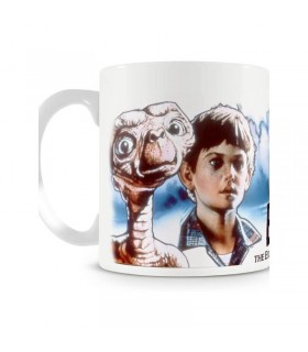 Taza ET y Elliot ET El Extraterrestre Cerámica 315 mls