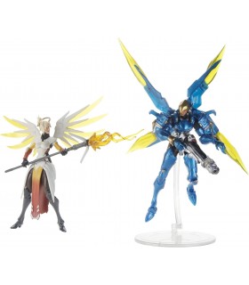 Set Figuras Mercy Y Pharah Overwatch Ultimates Articuladas 15 cms