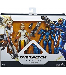 Set Figuras Mercy Y Pharah Overwatch Ultimates Articuladas 15 cms