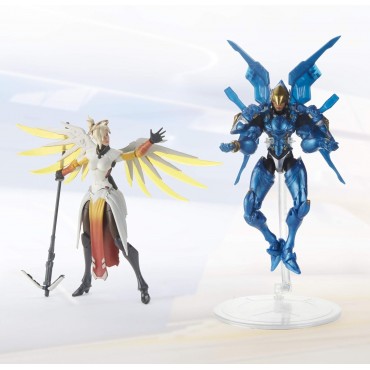 Set Figuras Mercy Y Pharah Overwatch Ultimates Articuladas 15 cms
