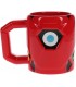 Taza 3D Reactor Iron Man Marvel Térmica Cerámica 500 mls