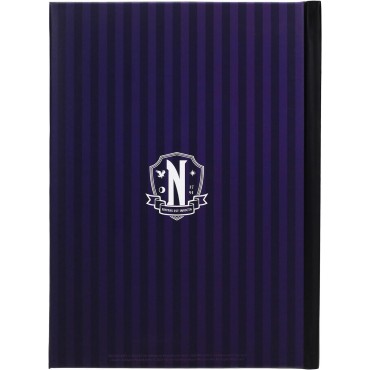 Libreta Wednesday Tocando El Cello Con Luz Wednesday