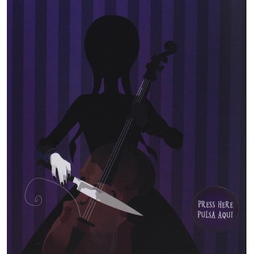 Libreta Wednesday Tocando El Cello Con Luz Wednesday