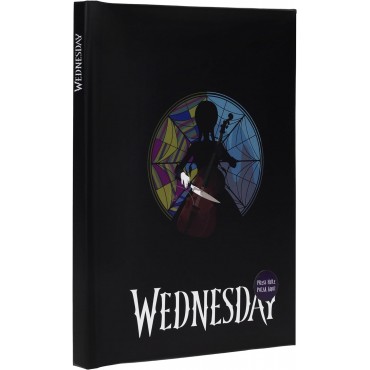 Libreta Rosetón Con Luz Wednesday 