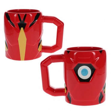 Taza 3D Reactor Iron Man Marvel Térmica Cerámica 500 mls
