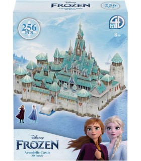 Puzle 3D Castillo De Arendelle Frozen II Disney 256 Piezas