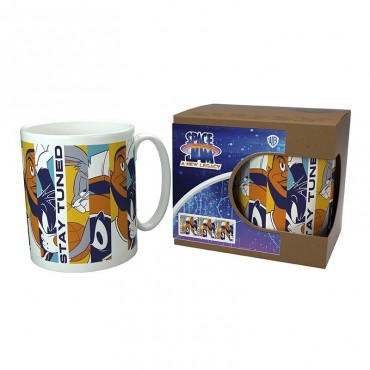 Taza Space Jam A New Legacy Stay Tuned Cerámica 320 mls