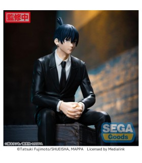 Figura Aki Hayakawa Sentado Chainsaw Man 14 cms