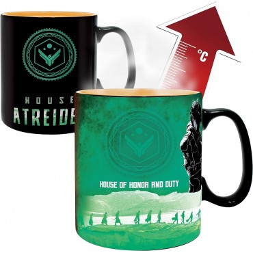 Taza Térmica Casa Atreides Y Casa Harkonnen Dune Cerámica 460 mls