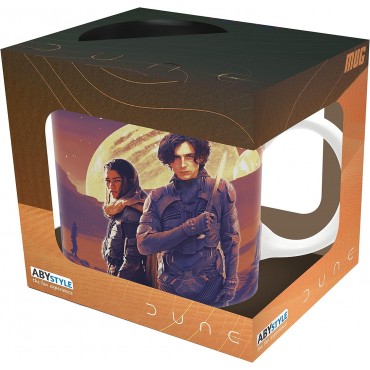 Taza Paul Atreides Y Chani Dune Cerámica 320 mls