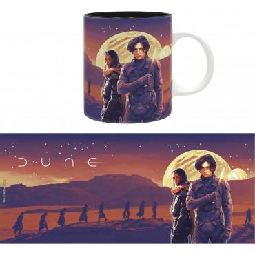 Taza Paul Atreides Y Chani Dune Cerámica 320 mls
