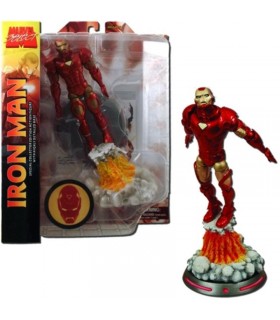Figura Iron Man con Peana Diorama Marvel Select 18 cms