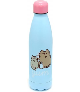 Botella Térmica Gato Glotón Pusheen Metálica 500 mls