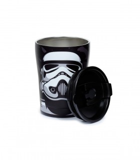 Taza Térmica Original Stormtrooper Star Wars Con Tapa Metálica 300 mls