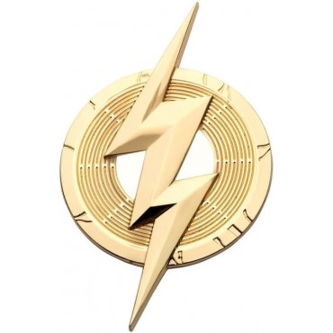 Réplica Pin Logo Flash Y Anillo De Metal DC