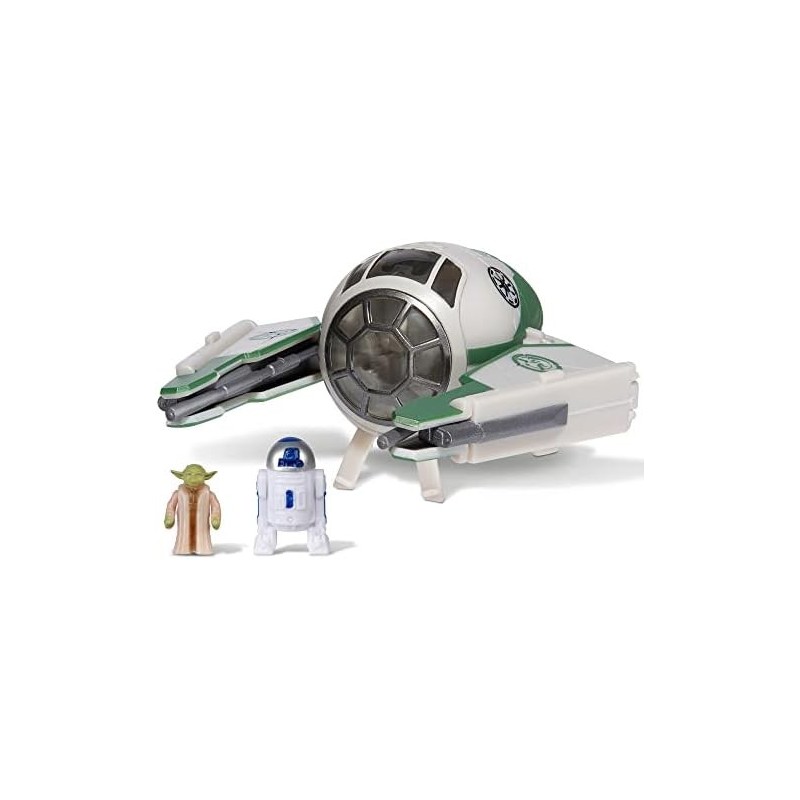 Figura Nave Yoda Starfighter Star Wars Micro Galaxy Squadron 8 cms