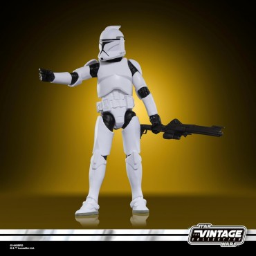 Figura Phase I Clone Trooper Star Wars Attack Of The Clones Articulada 9,5 cms