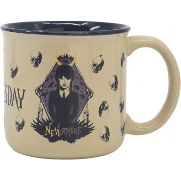 Taza Young Adult Wednesday Cerámica 400 mls