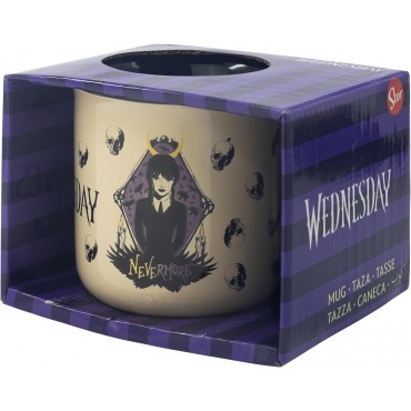 Taza Young Adult Wednesday Cerámica 400 mls