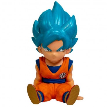 Hucha Son Goku Super Saiyan Azul Dragon Ball Super 18 cms