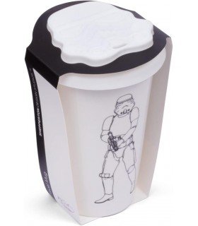 Vaso De Viaje Original Stormtrooper Star Wars Blanca Cerámica 275 mls