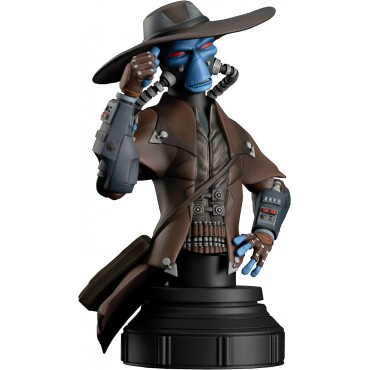 Busto Cad Bane Star Wars The Clone Wars Estatua Edición Limitada 15 cms