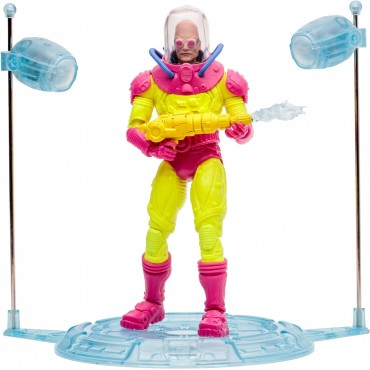 Figura Mr. Freeze The Ice Crimes Of Mr. Zero! Black Light Edition DC Edición Limitada Articulada 18 cms