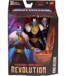 Figura King Keldor Masters Of the Universe Revolution Articulada 18 cms