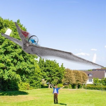 Dinosaurio Volador Pteranadon Jurassic World Power Flight Dinosaur 60 cms