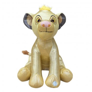 Peluche Simba El Rey León Disney 100 Aniversario Glitter 31 cms