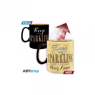 Taza Térmica Campanilla Keep On Sparkling Disney Cerámica 460 mls