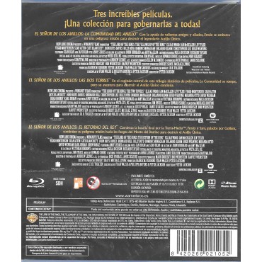 Trilogía El Señor De Los Anillos Cinematográfica Blu-Ray [Blu-ray]