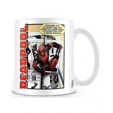 Taza Deadpool Off The Page Marvel Cerámica 320 mls