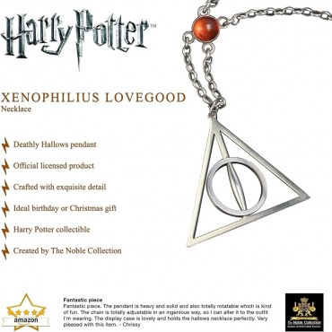 Colgante Lovegood de las Reliquias de la Muerte con Caja Harry Potter