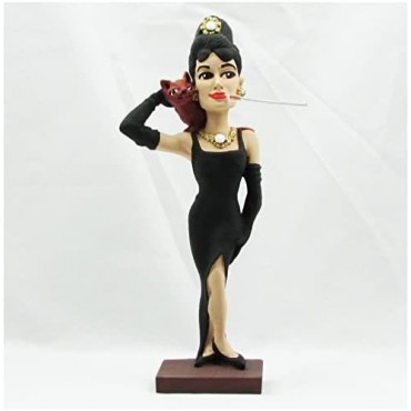 Figura Audrey Hepburn Artesanal 26 cms